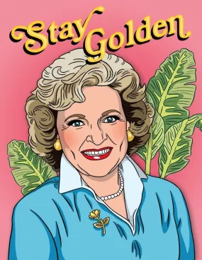 Betty White Birthday Card