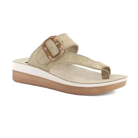 INBLU FT15 Ciabatte Donna Infradito Farcia Regolabile Sabbia